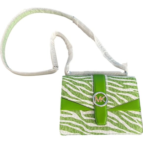 ✨ NEW MICHEAL KORS GREENWICH JUNGLE CROSSBODY NWT! - Picture 2 of 15